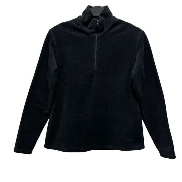 Vintage Patagonia Capilene Black Fleece Pullover 1/4 Zip  Womens Size Small - Picture 1 of 6